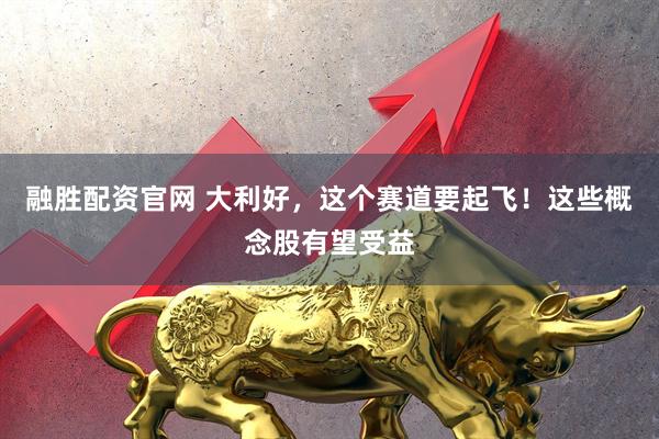 融胜配资官网 大利好，这个赛道要起飞！这些概念股有望受益
